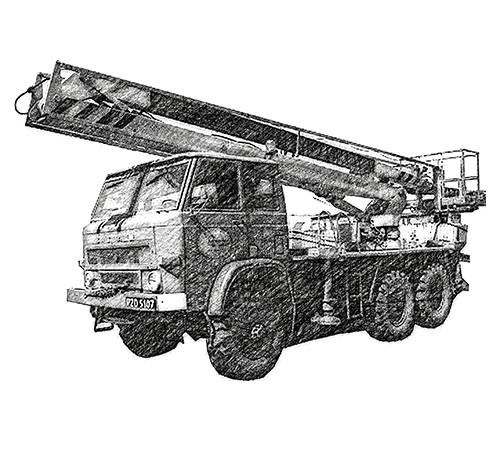 Podnośnik koszowy samochodowy P-183