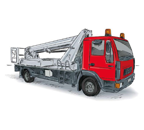 Podnośnik koszowy samochodowy WUMAG WT-230 eko