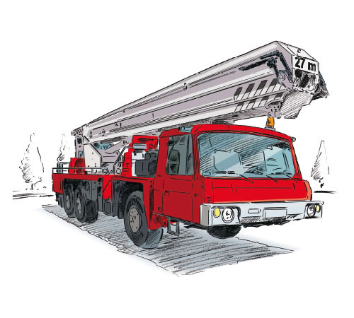 Podnośnik koszowy samochodowy TATRA MP-27