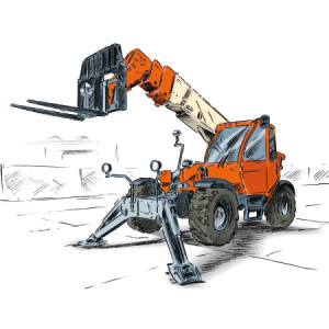 Ładowarka teleskopowa telehandler