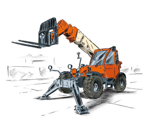 Ładowarka teleskopowa telehandler