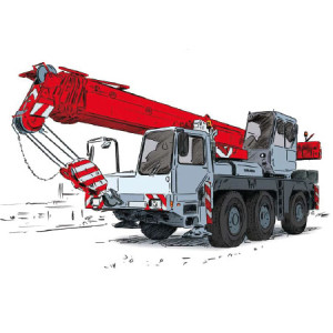Dźwig szosowo – terenowy LIEBHERR 1040