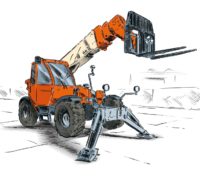 Ładowarka teleskopowa telehandler